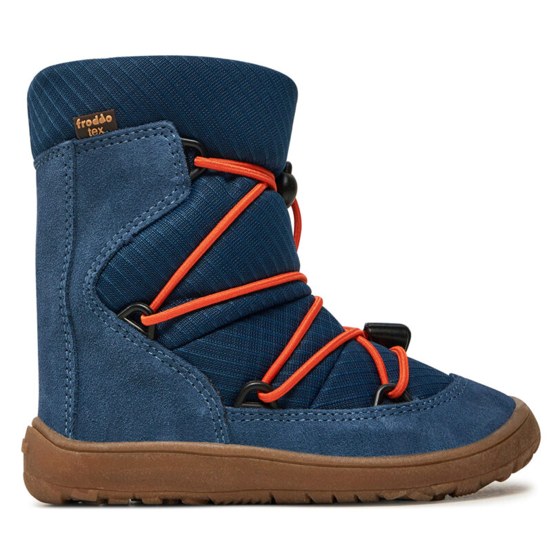 Ботуши Froddo Barefoot Tex Track Wool G3160239-2 M Син цвят на ниска цена