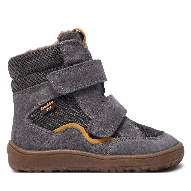 Ботуши Froddo Barefoot Tex Winter G3160233-3 M Сив цвят на ниска цена