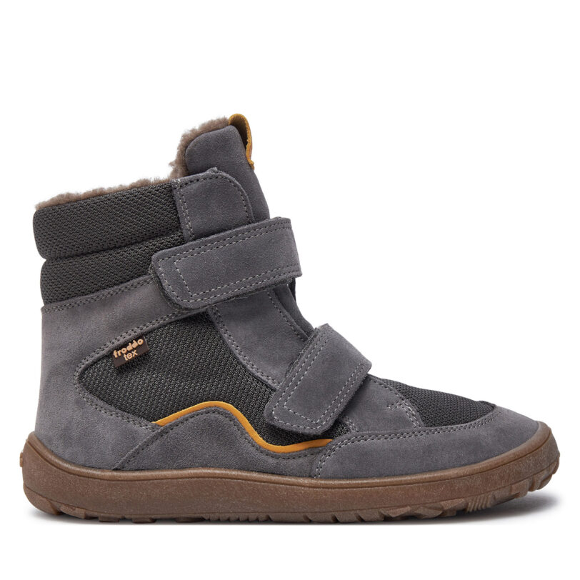 Ботуши Froddo Barefoot Tex Winter G3160233-3 S Сив цвят на ниска цена