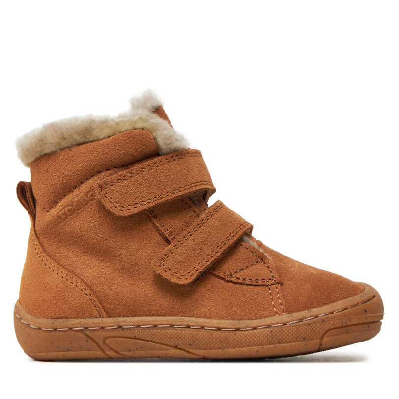 Ботуши Froddo Minni Suede G2110141-2 M Кафяв цвят на ниска цена