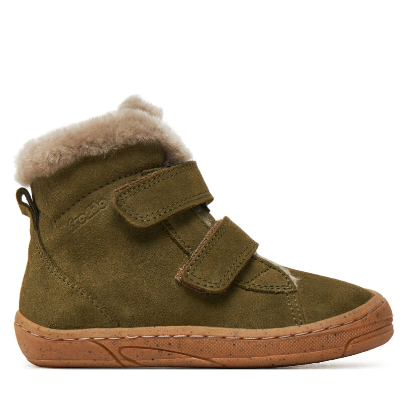 Ботуши Froddo Minni Suede G2110141-3 S Зелен цвят на ниска цена