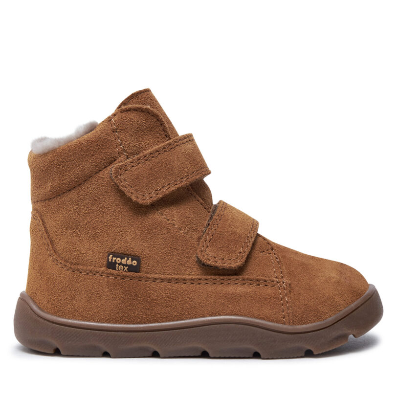 Ботуши Froddo Zeru Tex Furry Barefoot G2110149-2 S Кафяв цвят на ниска цена