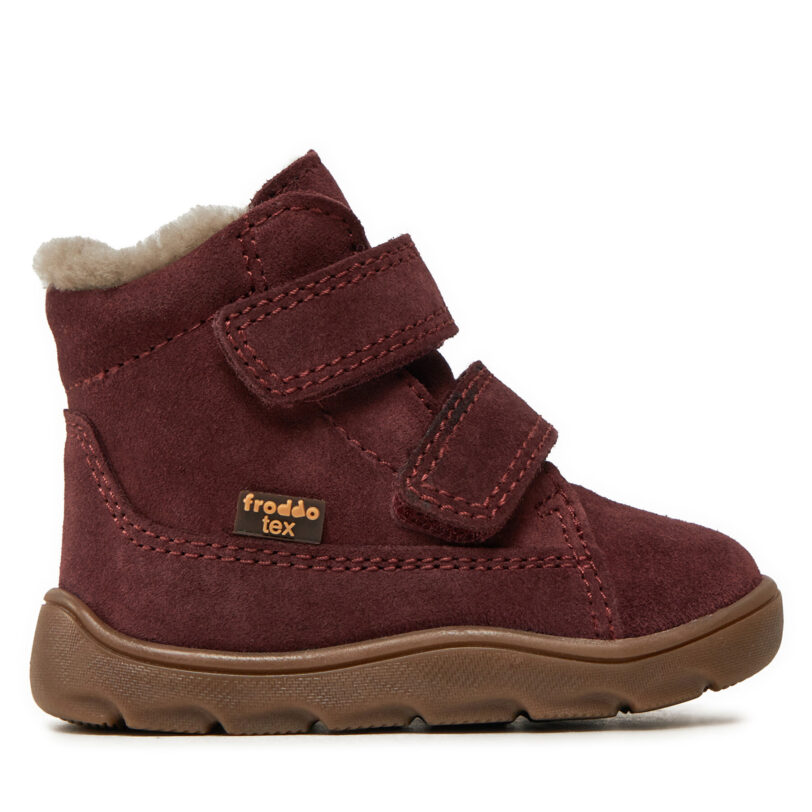 Ботуши Froddo Zeru Tex Furry Barefoot G2110149-5 M Червен цвят на ниска цена