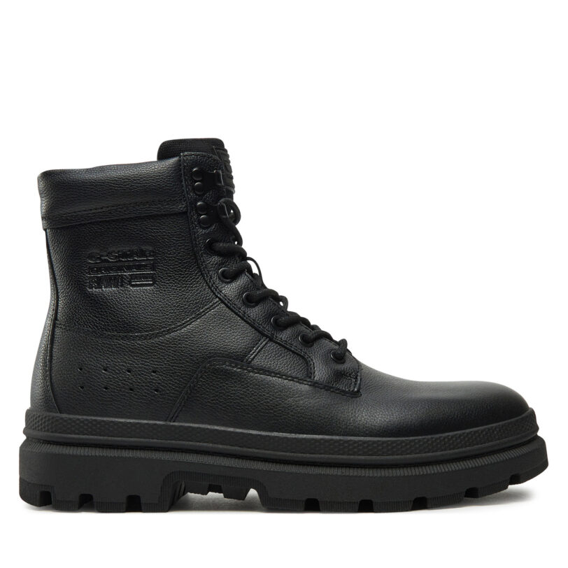 Ботуши G-Star Raw Arron Lace Mid M D25774 Черен цвят на ниска цена