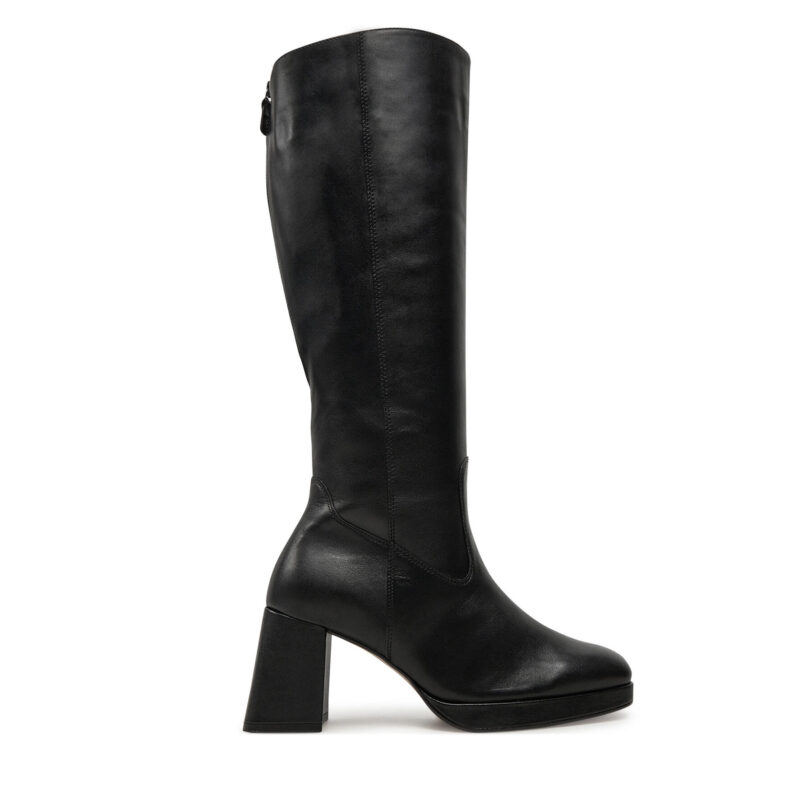 Ботуши Gabor Eleganter Stiefel 55.729.27 Черен цвят на ниска цена