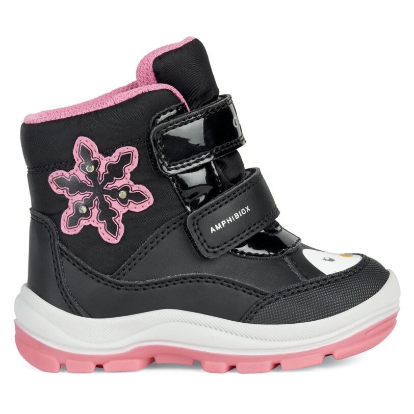 Ботуши Geox B Flanfil Girl B Abx B363WA 054FU C0922 M Черен цвят на ниска цена