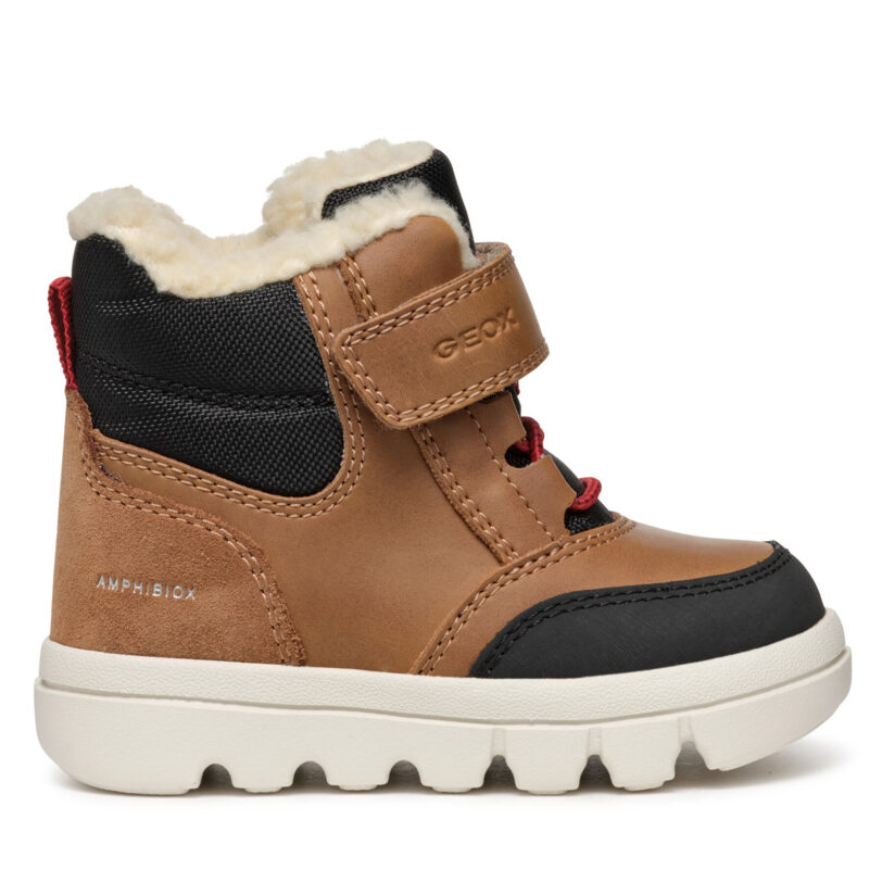 Ботуши Geox B Willaboom Boy B Ab B365BC 0ME22 C6777 S Кафяв цвят на ниска цена
