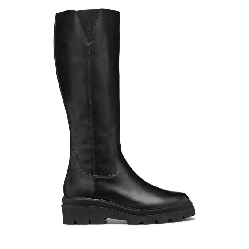 Ботуши Geox D Felleny D46XED 043NH C9999 Черен цвят на ниска цена