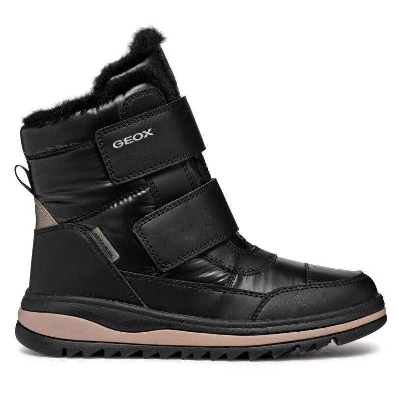 Ботуши Geox J Adelhide Girl B Ab J46EWC 0LVBC C9999 S Черен цвят на ниска цена