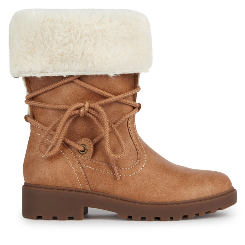 Ботуши Geox J Casey Girl B Abx J367ZA 000BU C5006 S Кафяв цвят на ниска цена