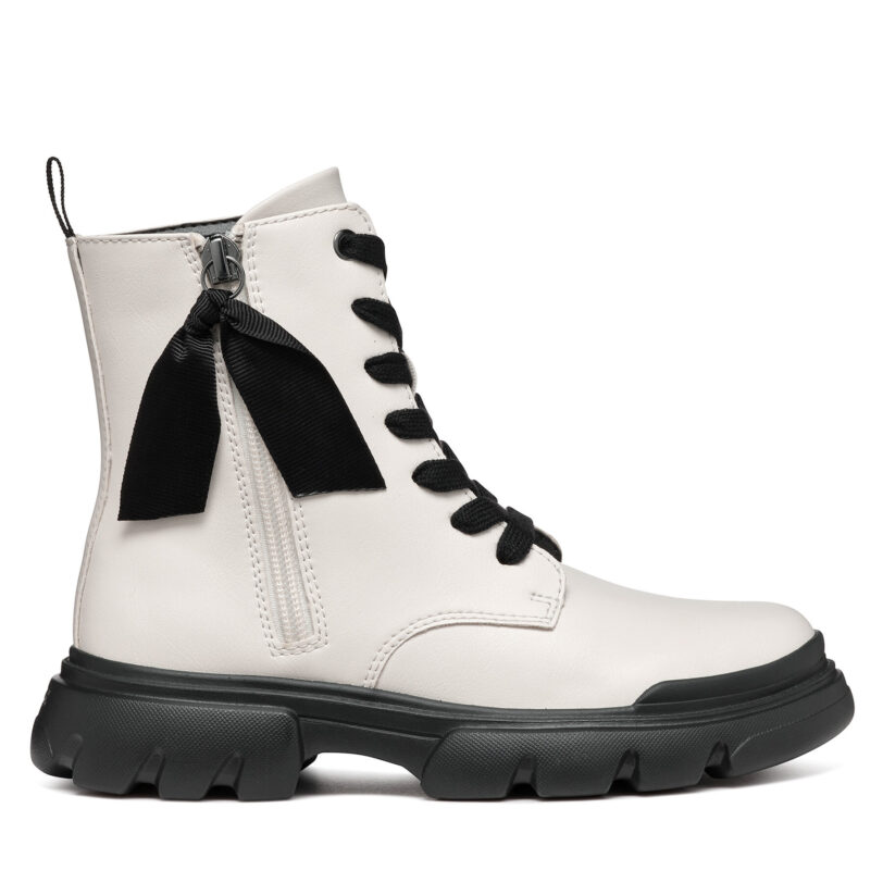 Ботуши Geox J Junette Girl J36HVG 000BC C1M9B M Екрю цвят на ниска цена