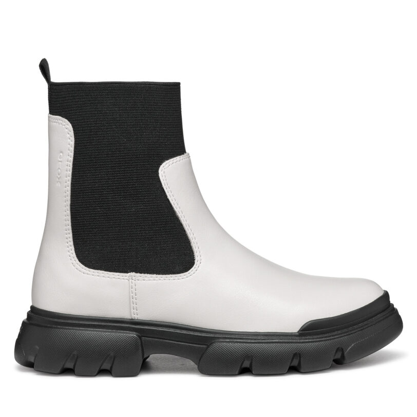 Ботуши Geox J Junette Girl J46HVC 0BCNH C1M9B S Екрю цвят на ниска цена