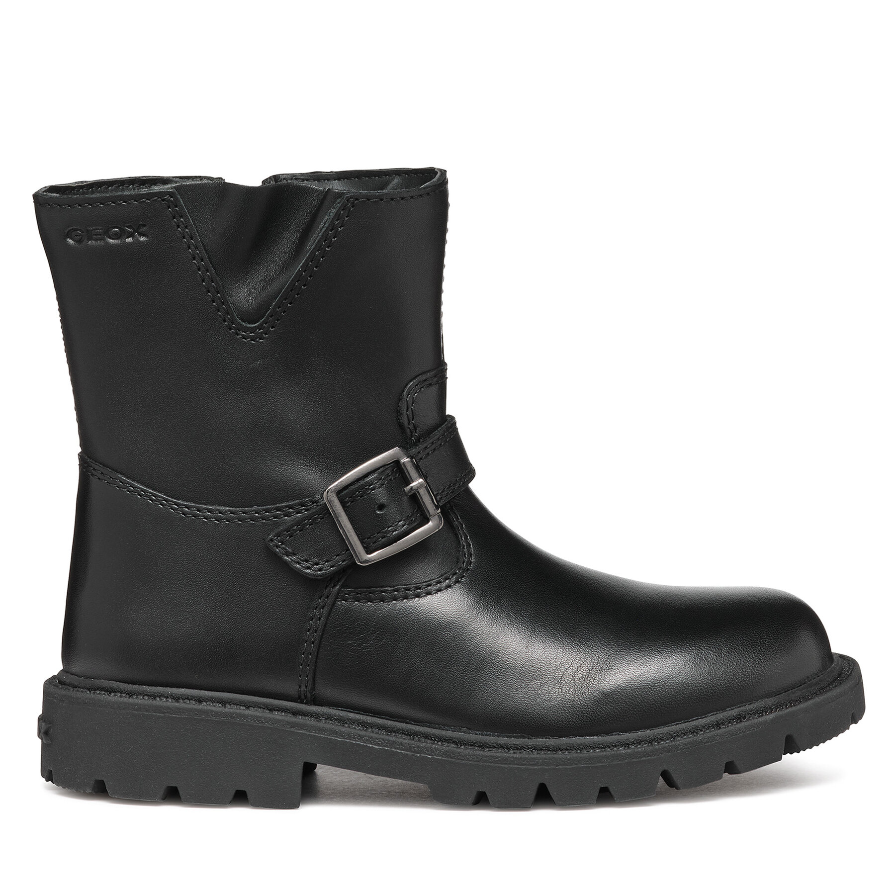 Ботуши Geox J Shaylax Girl J46EXB 00085 C9999 S Черен цвят на ниска цена