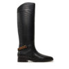 Ботуши Guess Joicy FLFJOI LEA11 Черен цвят на ниска цена