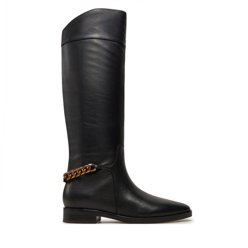 Ботуши Guess Joicy FLFJOI LEA11 Черен цвят на ниска цена