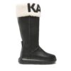 Ботуши KARL LAGERFELD KL44580 Черен цвят на ниска цена