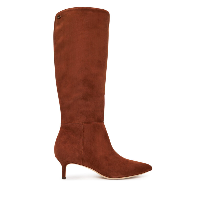Ботуши LAUREN RALPH LAUREN 802967811003 Кафяв цвят на ниска цена