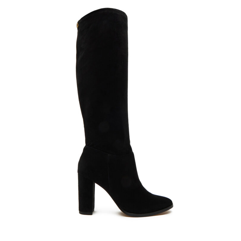 Ботуши LAUREN RALPH LAUREN Artizan Tall 802937807001 Черен цвят на ниска цена