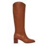 Ботуши LAUREN RALPH LAUREN Charly Bo Tal 802974388001 Кафяв цвят на ниска цена