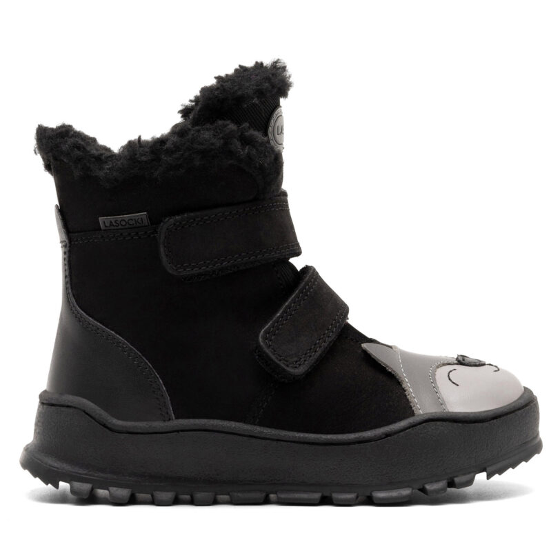 Ботуши Lasocki Kids TYSON CI12-TYSON-03(III)CH Черен цвят на ниска цена