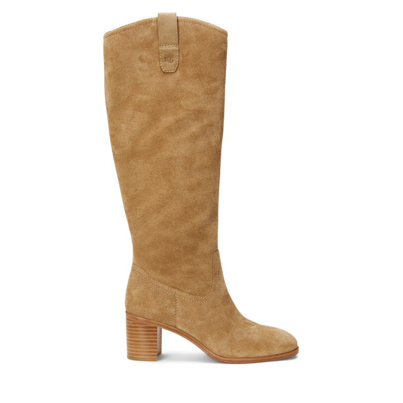 Ботуши Lauren Ralph Lauren 802942520001 Кафяв цвят на ниска цена