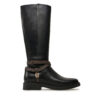 Ботуши MICHAEL Michael Kors Abigail Leather Riding Boot 40F4ABMB7L Черен цвят на ниска цена