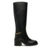 Ботуши MICHAEL Michael Kors Carlisle Boot 40F4CLMB5L Черен цвят на ниска цена