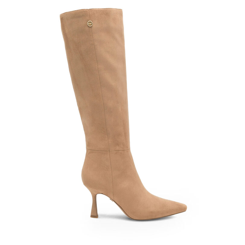 Ботуши Nine West MAIDA ZL23003-2CC Бежов цвят на ниска цена