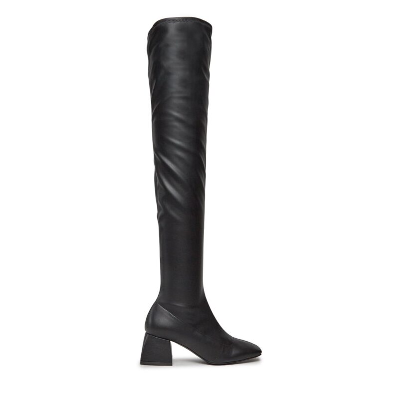 Ботуши Pollini SA26196C0HTT0000 Черен цвят на ниска цена