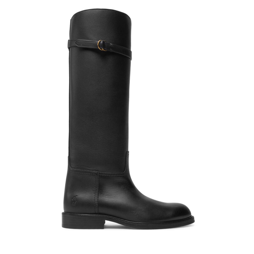 Ботуши Polo Ralph Lauren 818959252002 Черен цвят на ниска цена