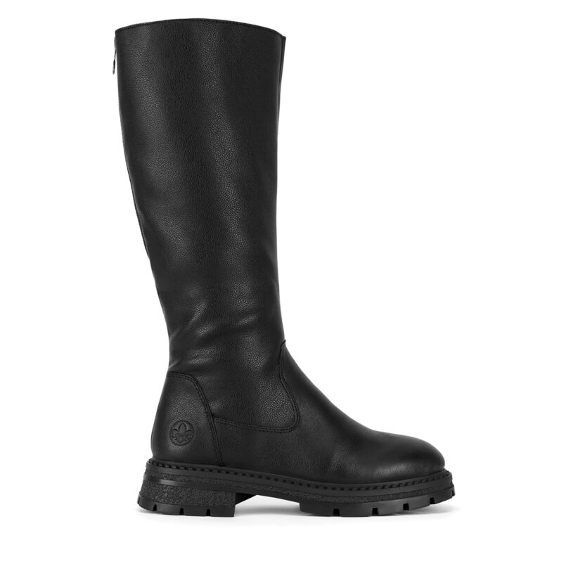 Ботуши Rieker Z9856-00 Черен цвят на ниска цена
