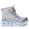 Ботуши Skechers Heart Lights Sweet Styling 302668L/SMLT Сребрист цвят на ниска цена