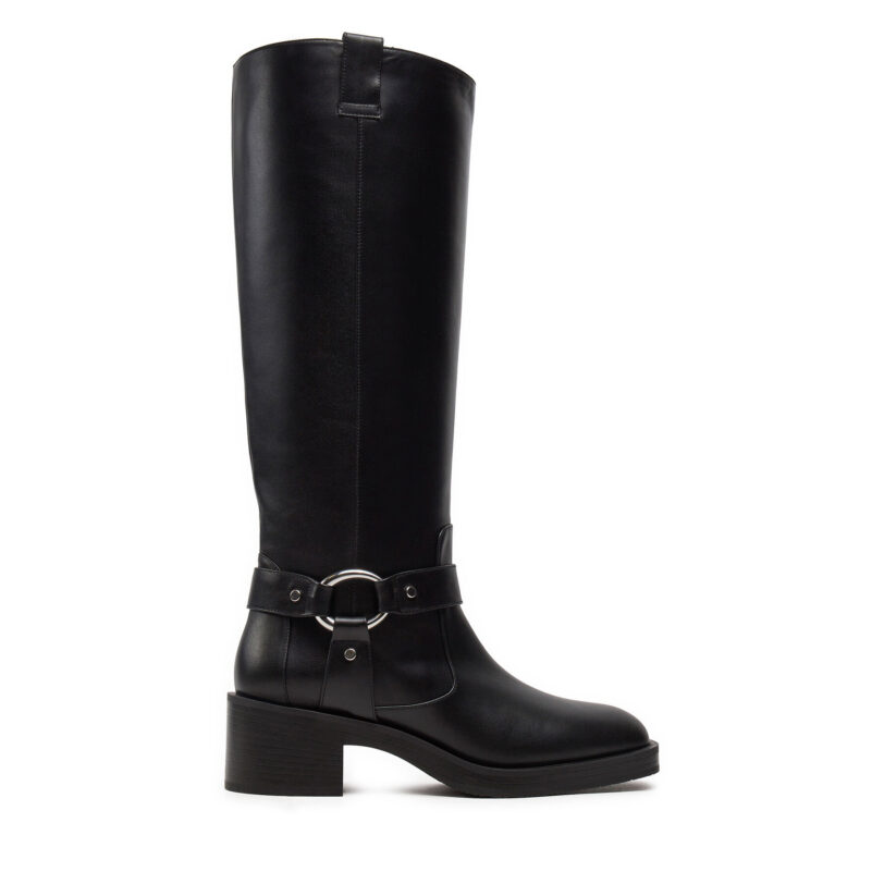 Ботуши Stuart Weitzman Jax SJ176 Черен цвят на ниска цена