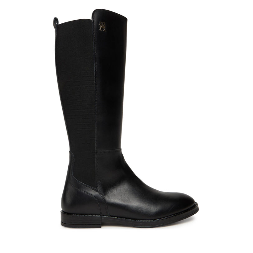 Ботуши Tommy Hilfiger T4A6-34036-0036 Черен цвят на ниска цена