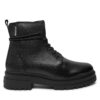 Ботуши Tommy Hilfiger Th Chunky Tl Lace Up Boot FM0FM05270 Черен цвят на ниска цена