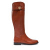 Ботуши Tory Burch Destription 158798-200 Кафяв цвят на ниска цена