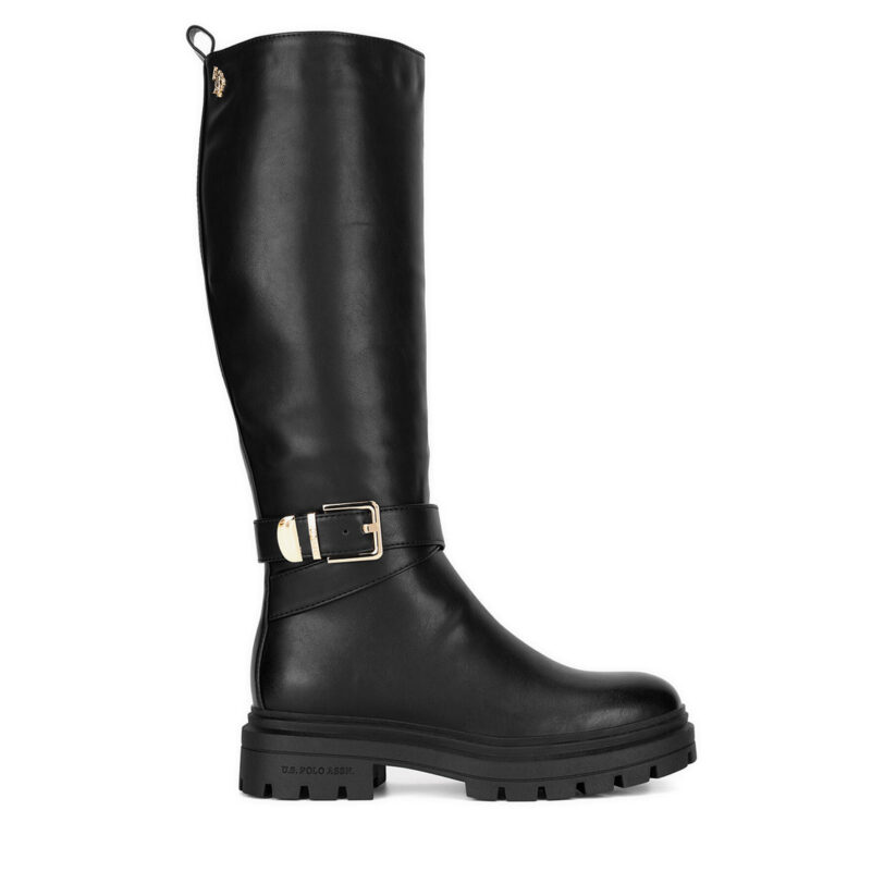 Ботуши U.S. Polo Assn. ALICJA001W/DY1 Черен цвят на ниска цена