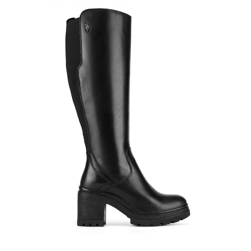 Ботуши U.S. Polo Assn. ELLA001W/DLE1 Черен цвят на ниска цена