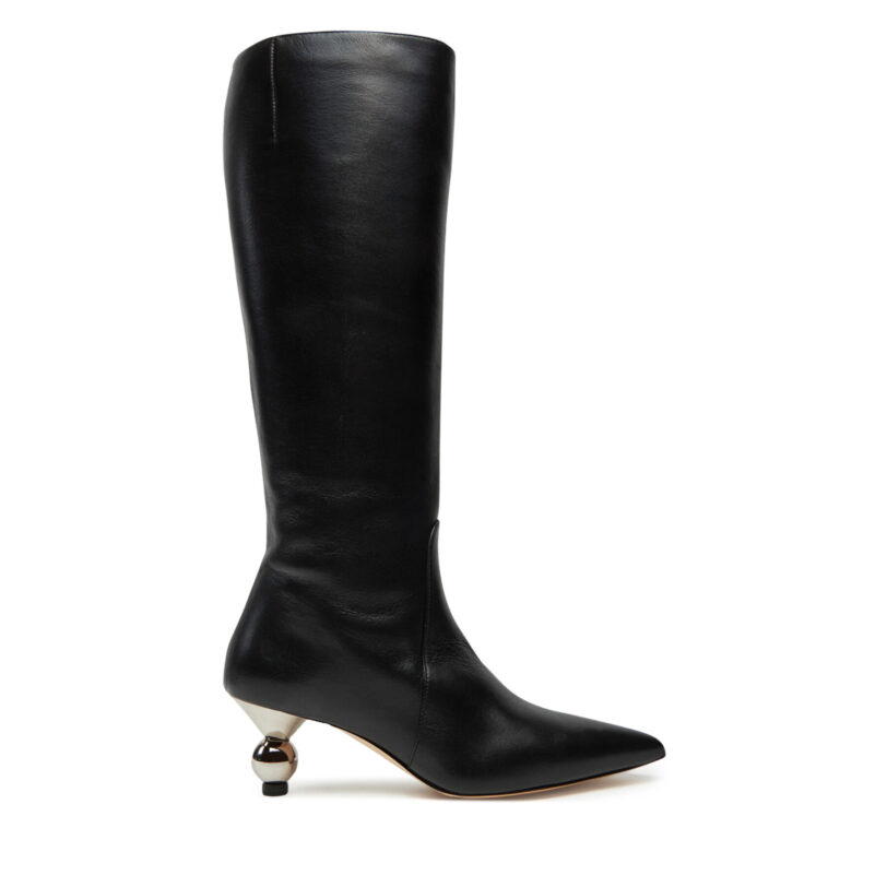 Ботуши Weekend Max Mara 2425796015600 Черен цвят на ниска цена