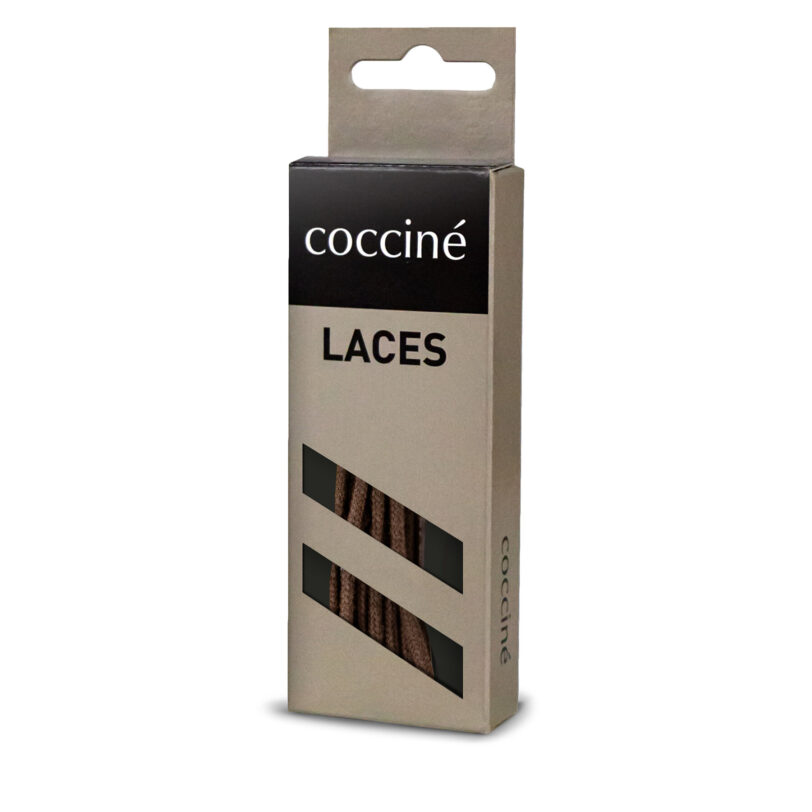 Връзки за обувки Coccine SZNUROWADŁA 75 cm F3 BAWEŁNIANE v.AZ Кафяв цвят на ниска цена