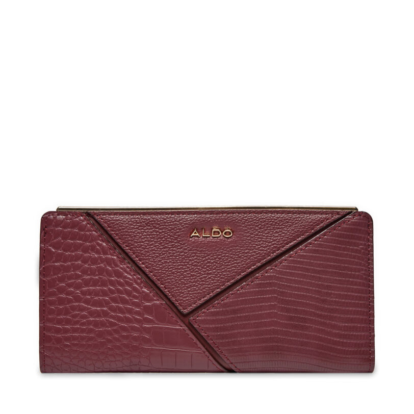 Голям дамски портфейл Aldo Elbamaclya 13863656 Бордо цвят на ниска цена