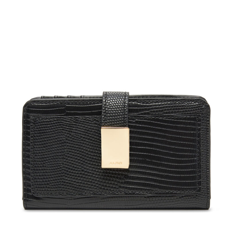 Голям дамски портфейл Aldo Sandgate 13989486 Черен цвят на ниска цена