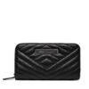 Голям дамски портфейл Armani Exchange 948068 4R742 00020 Черен цвят на ниска цена