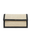 Голям дамски портфейл BOSS Alyce Flat Pouch CV 50542077 Бежов цвят на ниска цена