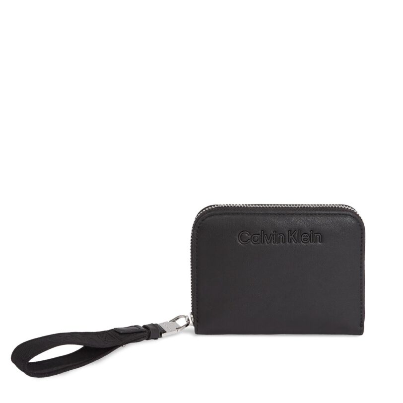 Голям дамски портфейл Calvin Klein Gracie K60K611688 Черен цвят на ниска цена