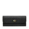 Голям дамски портфейл Coach CAO17 Черен цвят на ниска цена