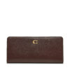 Голям дамски портфейл Coach CZ096 Бордо цвят на ниска цена