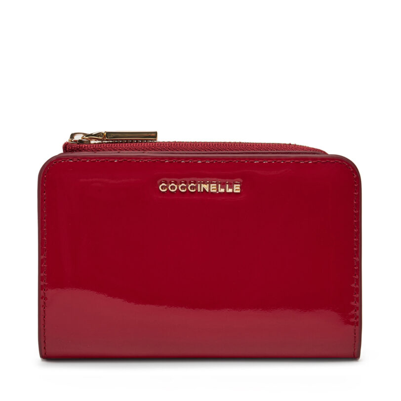 Голям дамски портфейл Coccinelle E2 SXC 11 D1 01 Бордо цвят на ниска цена