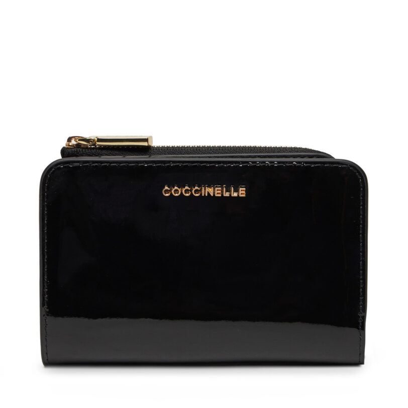 Голям дамски портфейл Coccinelle E2 SXC 11 D1 01 Черен цвят на ниска цена