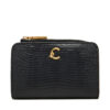 Голям дамски портфейл Coccinelle TBN Coccinelle C-Me Lizard E2 TBN 11 D1 01 Черен цвят на ниска цена
